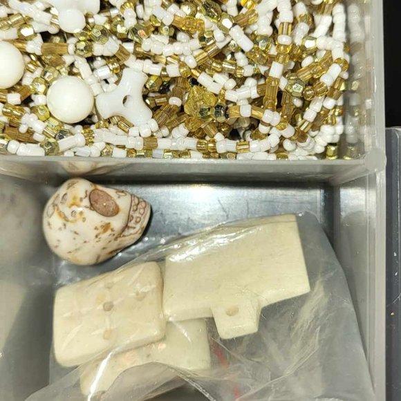 Beads and Findings Lot Haul Bundle Including Bead Organizer - Picture 12 of 14